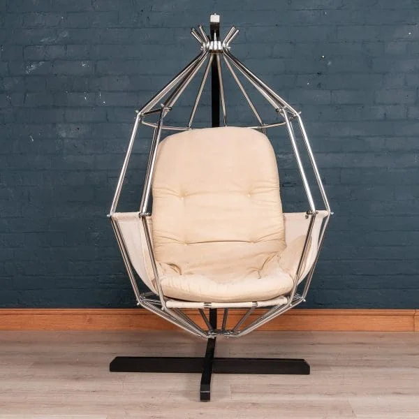 Vintage Parrot Cage Chair by Ib Arberg Circa 1970 - Image 3