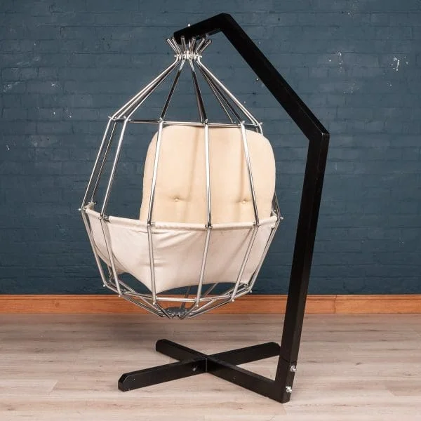 Vintage Parrot Cage Chair by Ib Arberg Circa 1970 - Image 4