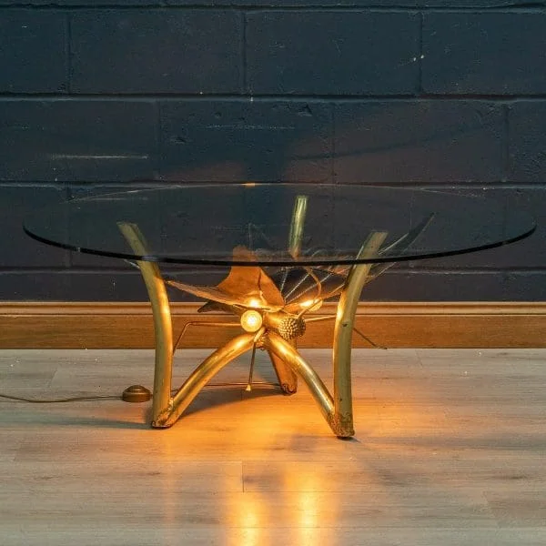 Illuminating Coffee Table Attributable to Maison Jansen, France Circa 1970 - Image 3