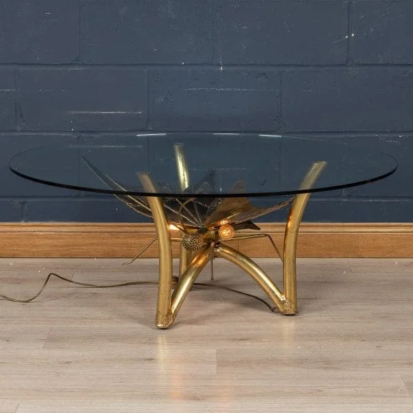 Illuminating Coffee Table Attributable to Maison Jansen, France Circa 1970 - Image 4