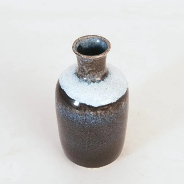 Mid-Century Glazed Stoneware Bottle-shaped vase by Carl-Harry Stålhane - Image 9