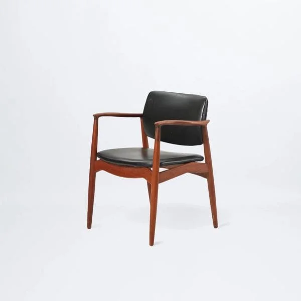 Danish Mid-Century Captain chair designed by Erik Buch