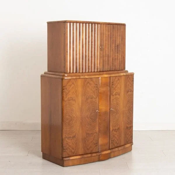 British Art Deco Cocktail Cabinet Bar c.1930