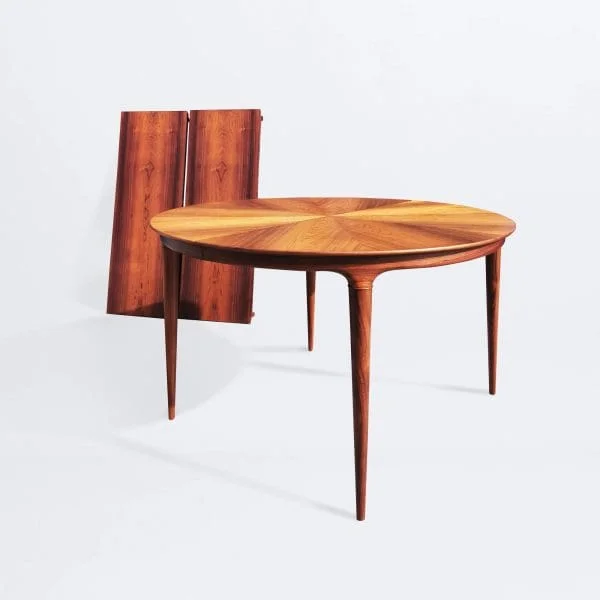 Danish Midcentury Rosewood 'Cortina' dining table designed by Svante Skogh for Seffle Möbelfabrik - Image 5