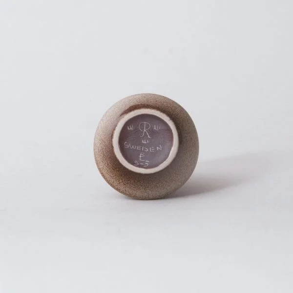 Beige Miniature Vase Designed by Bertil Lundgren for Rörstrand - Image 4