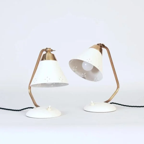 Scandinavian Midcentury Lighting Pair of wall/table lamps made by EWÅ Värnamo - Image 9