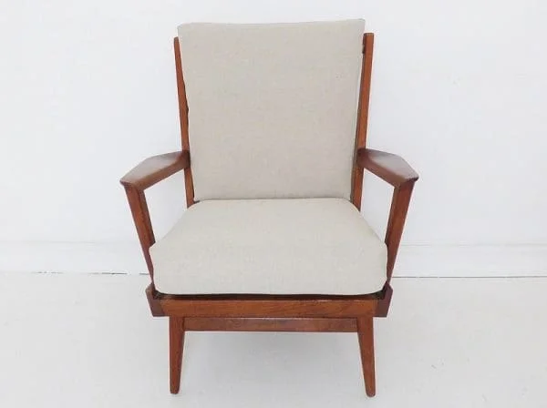 Mid-Century Pair of Danish Teak Lounge Armchairs - Image 7