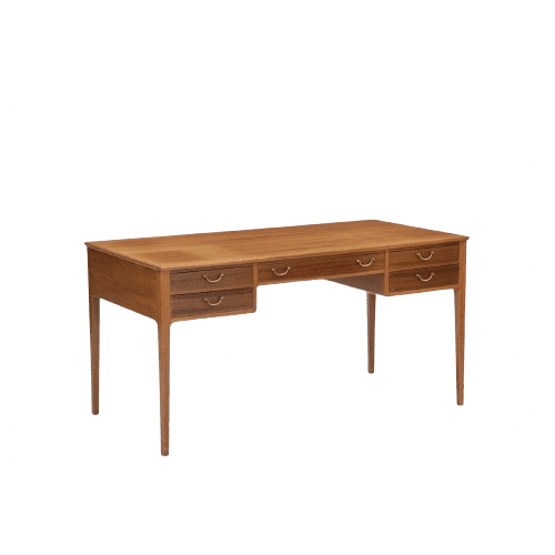 Mid-Century Danish Desk Designed by Ole Wanscher