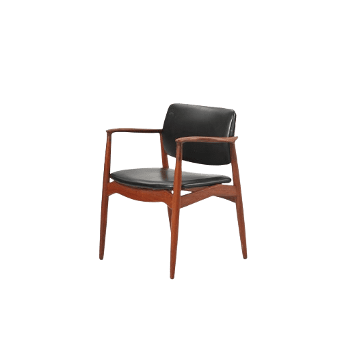 Danish Mid-Century Captain chair designed by Erik Buch