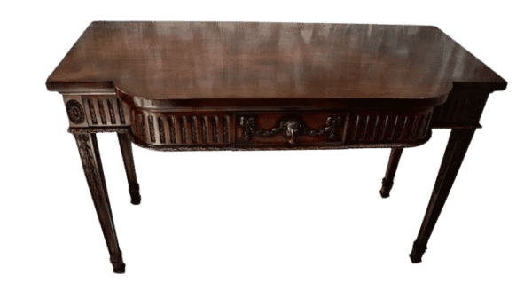 Victorian Mahogany Serving Table in the Manner of Robert Adams