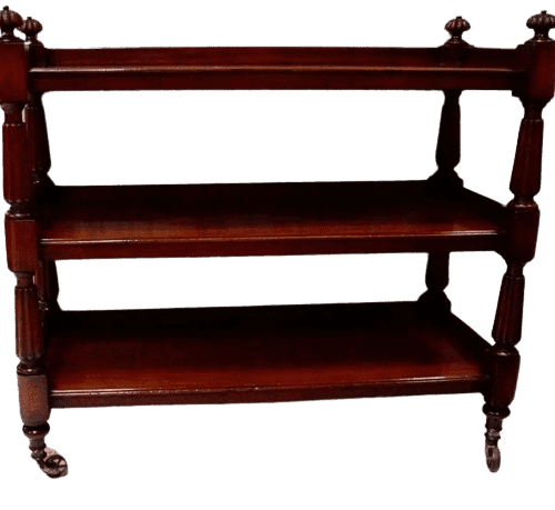 William IV Mahogany Buffet Trolley