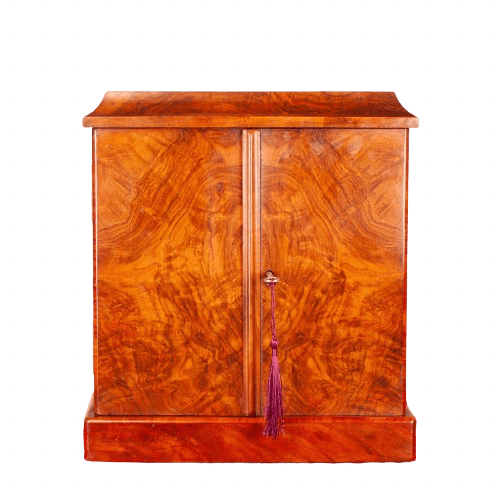 Good Quality Walnut Table Top Collector's Cabinet