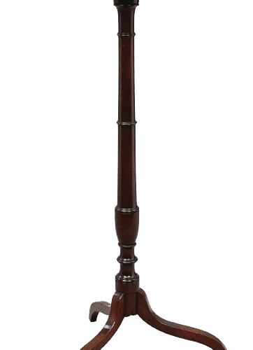 George III Mahogany Torchere Candle Stand Lamp Table