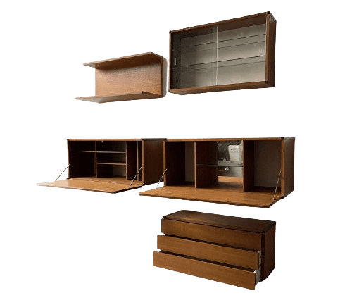 1960’s Mid Century Beaver and Tapley Modular Wall Units