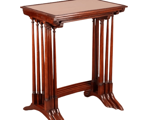 Good Quality Mahogany Quartetto Nest Of Tables