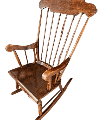 Beautiful 1950's Oak Rocking Chair