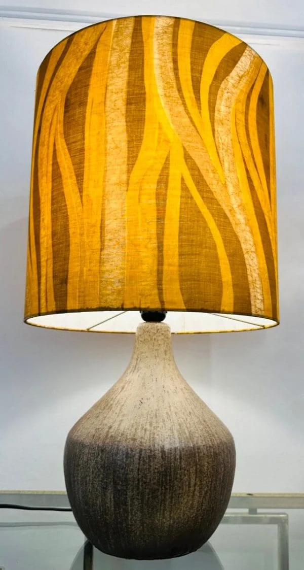 Mid-Century Ceramic Table Lamp Inc Original Shade French - Image 7