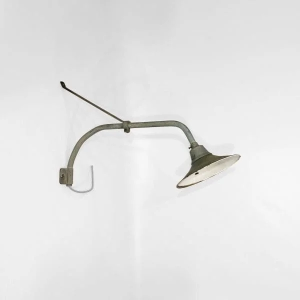 Midcentury Large Greek Industrial Wall Light Circa 1950s - Image 2