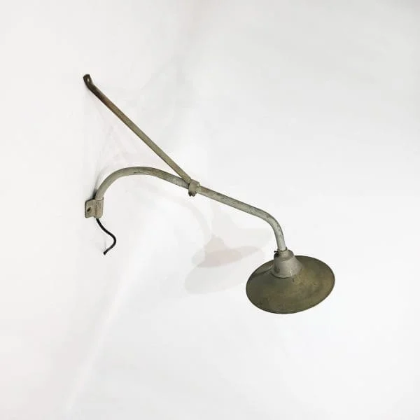 Midcentury Large Greek Industrial Wall Light Circa 1950s - Image 4