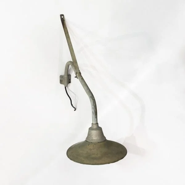 Midcentury Large Greek Industrial Wall Light Circa 1950s - Image 5