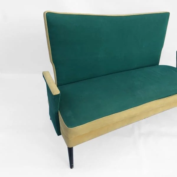 Custom Made Mid-Century Italian Love Seat Sofa - Image 8