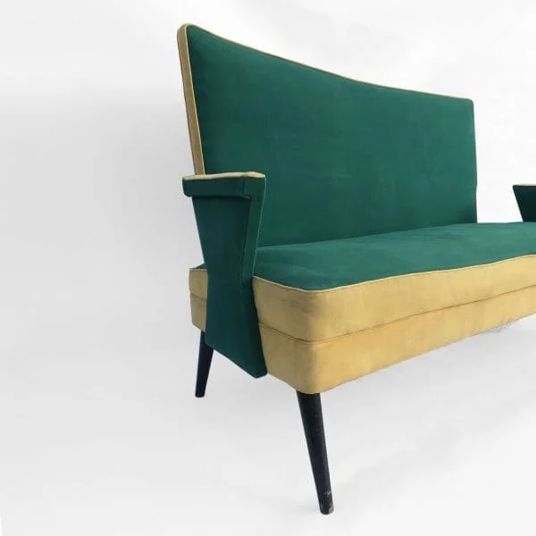 Custom Made Mid-Century Italian Love Seat Sofa - Image 9