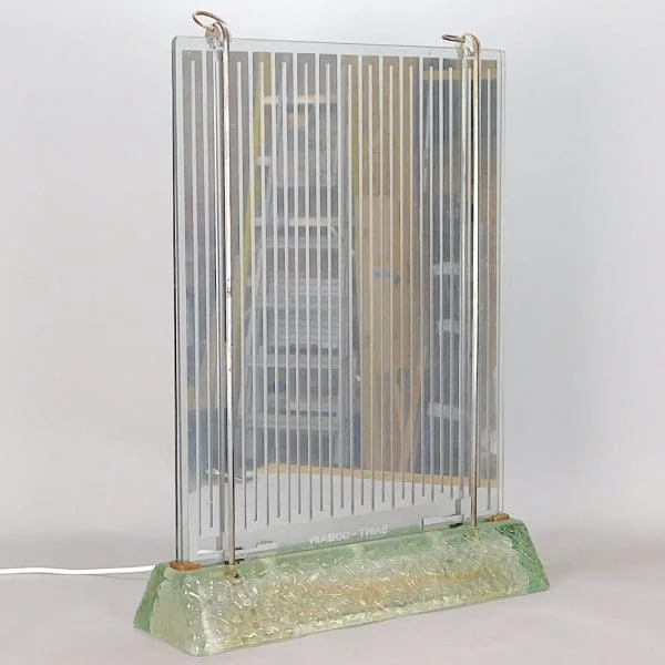 The Radiaver Electric glass radiator/lamp designed by Rene Coulon for French glass maker Saint Gobain - Image 2