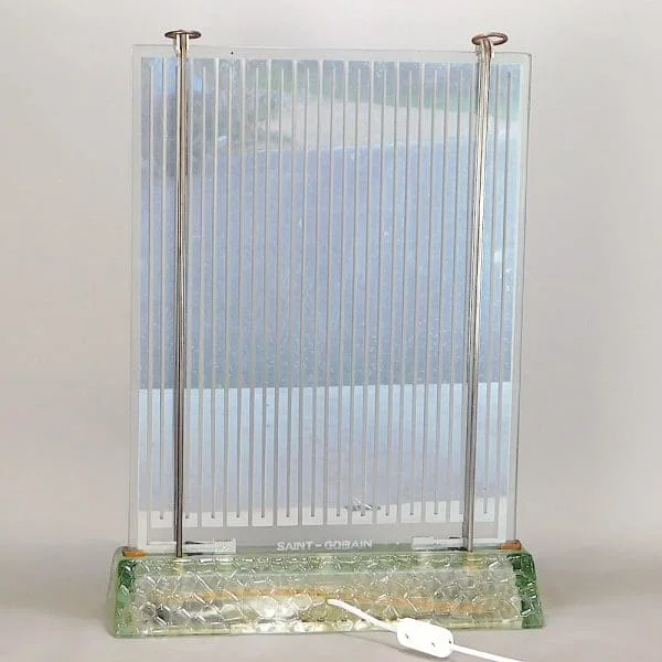 The Radiaver Electric glass radiator/lamp designed by Rene Coulon for French glass maker Saint Gobain - Image 3