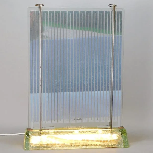 The Radiaver Electric glass radiator/lamp designed by Rene Coulon for French glass maker Saint Gobain - Image 5