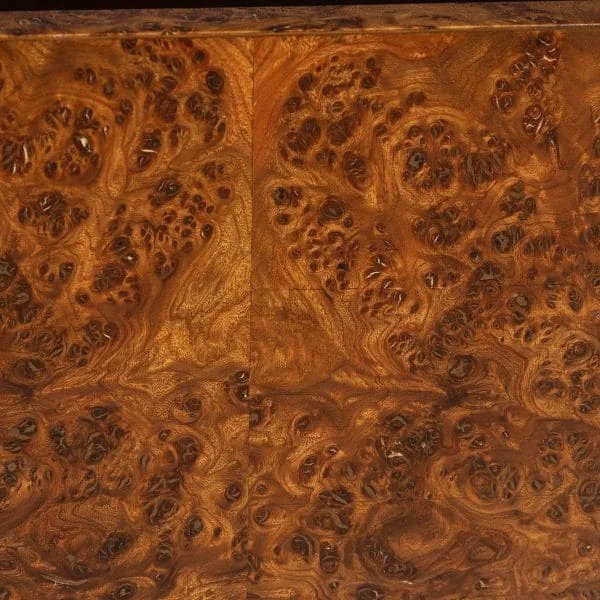 Large Burled Walnut Veneer Jardiniere by Willy Rizzo, Italy Circa 1970 - Image 14