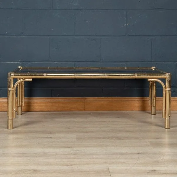 Large Coffee Table Attributable to Maison Jansen, France Circa 1970 - Image 4