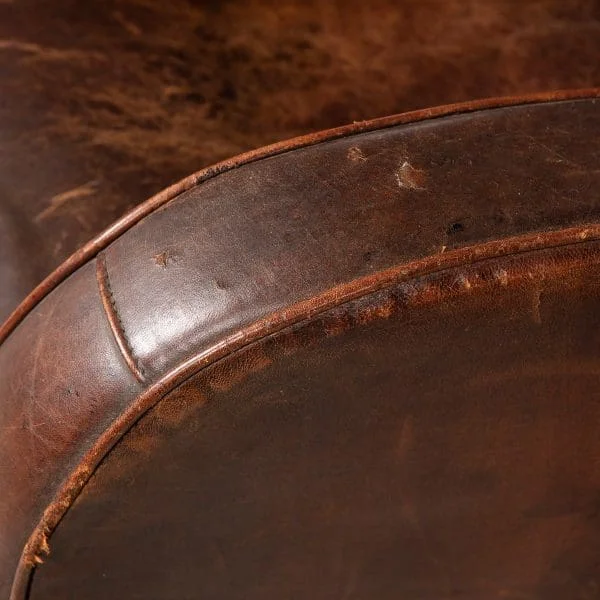 Pair of Sheepskin Leather Club Chairs, Holland, Late 20th Century - Image 15