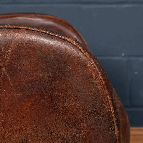 Pair of Sheepskin Leather Club Chairs, Holland, Late 20th Century - Image 25