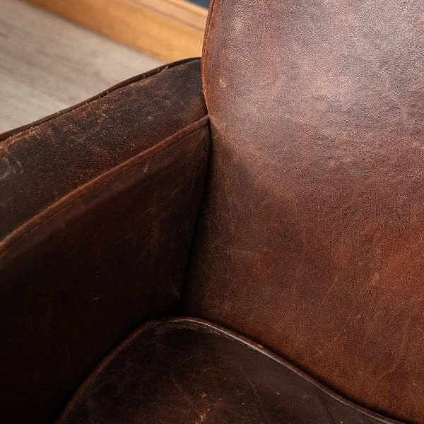 Pair of Sheepskin Leather Club Chairs, Holland, Late 20th Century - Image 30