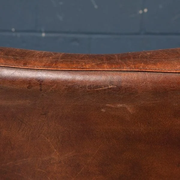 Pair of Sheepskin Leather Club Chairs, Holland, Late 20th Century - Image 36