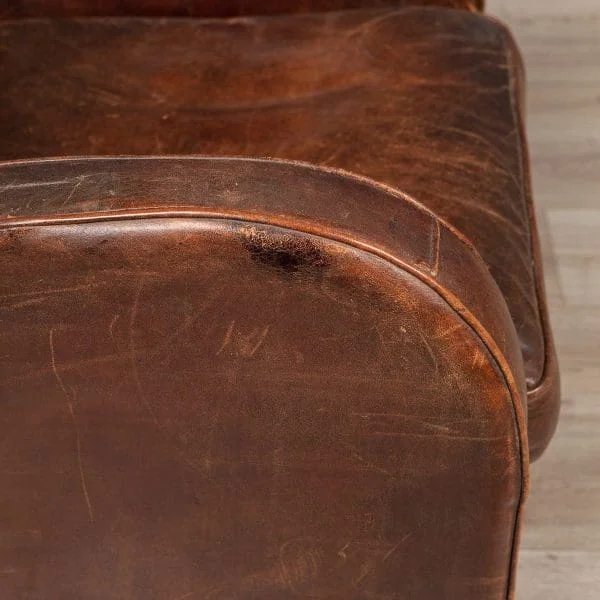 Pair of Sheepskin Leather Club Chairs, Holland, Late 20th Century - Image 38