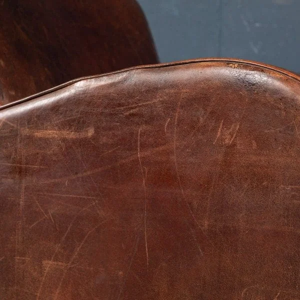 Pair of Sheepskin Leather Club Chairs, Holland, Late 20th Century - Image 40