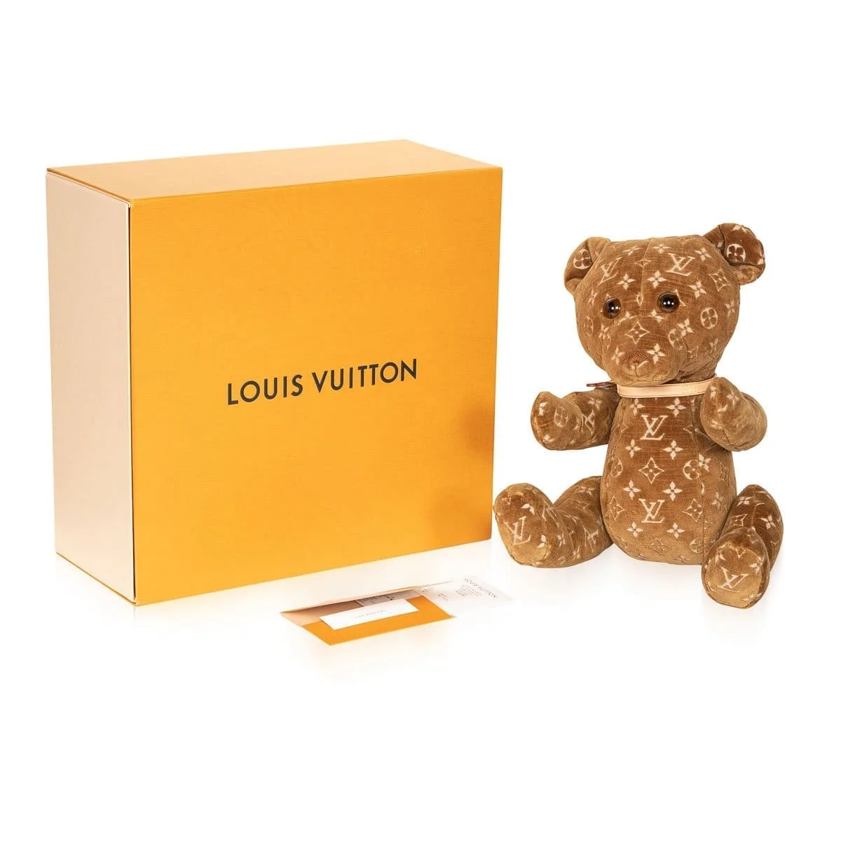 Louis High End Teddy Bear LOUIS VUITTON Plush Doll GI0739 Velor