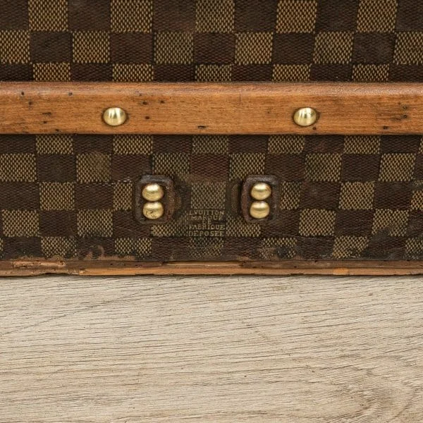 Louis Vuitton Trunk Covered in Damier Canvas France Circa 1900 - Image 28