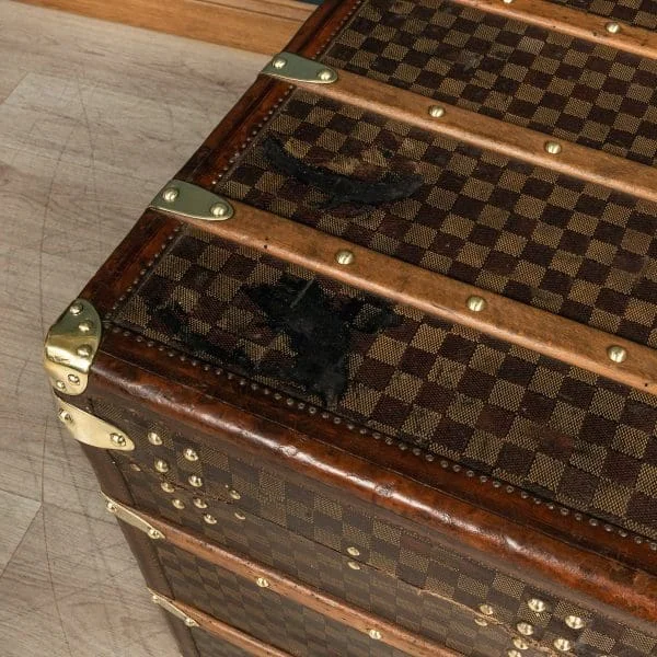 Louis Vuitton Trunk Covered in Damier Canvas France Circa 1900 - Image 32