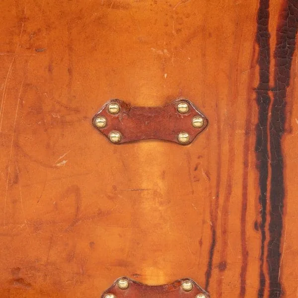 Louis Vuitton Trunk in Natural Cow Hide France Circa 1900 - Image 28