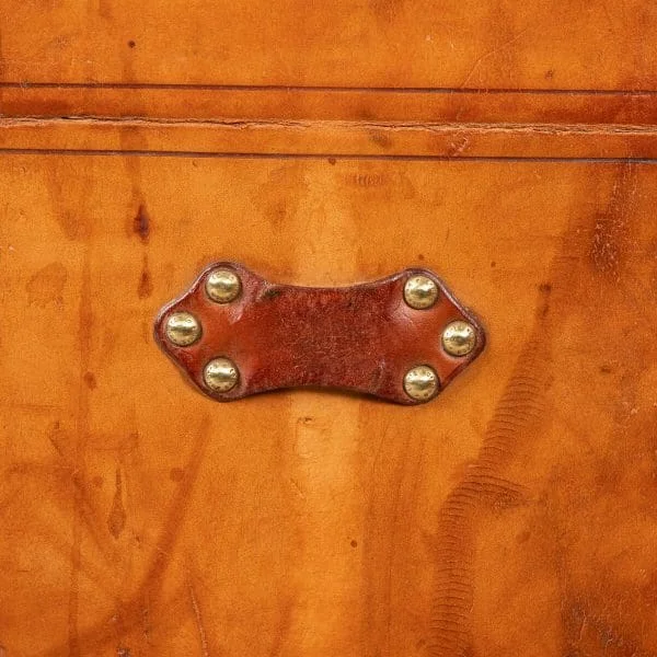 Louis Vuitton Trunk in Natural Cow Hide France Circa 1900 - Image 32