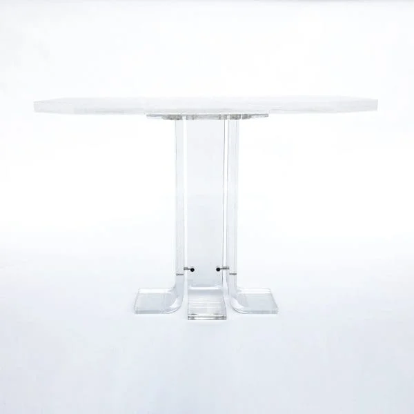 1970s Lucite Console Table - Image 3