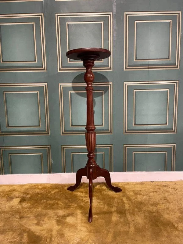 Mahogany Torchere / Plant Stand