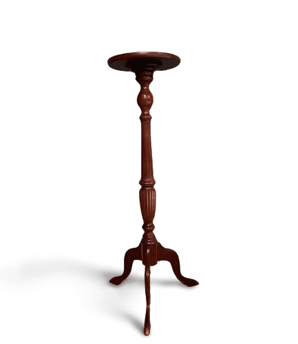 Mahogany Torchere / Plant Stand