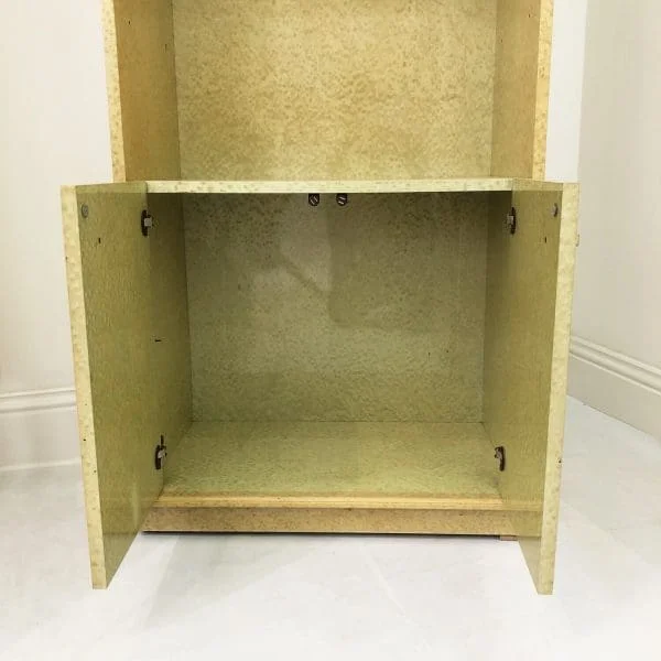 Studio Smania Tall Briar Burl Display Cabinet Circa 1980s - Image 12