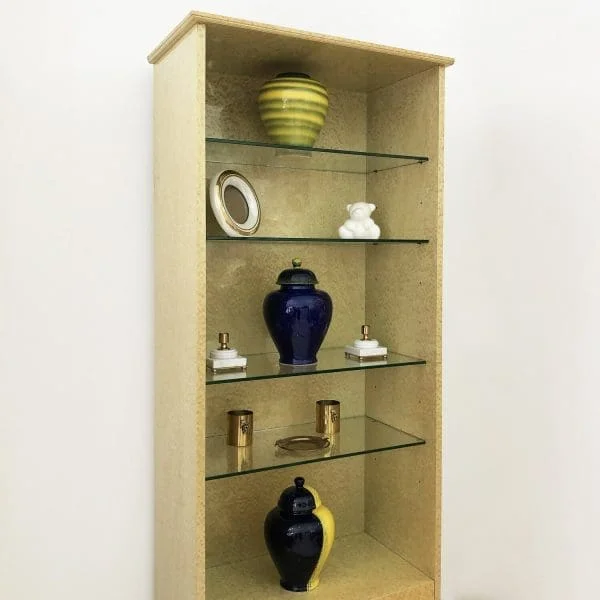 Studio Smania Tall Briar Burl Display Cabinet Circa 1980s - Image 4