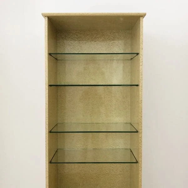 Studio Smania Tall Briar Burl Display Cabinet Circa 1980s - Image 6