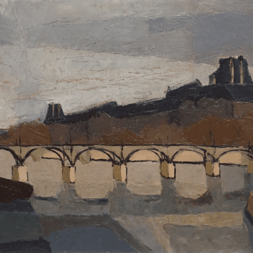 "Le Pont Des Arts” In Paris By Antoine De Margerie