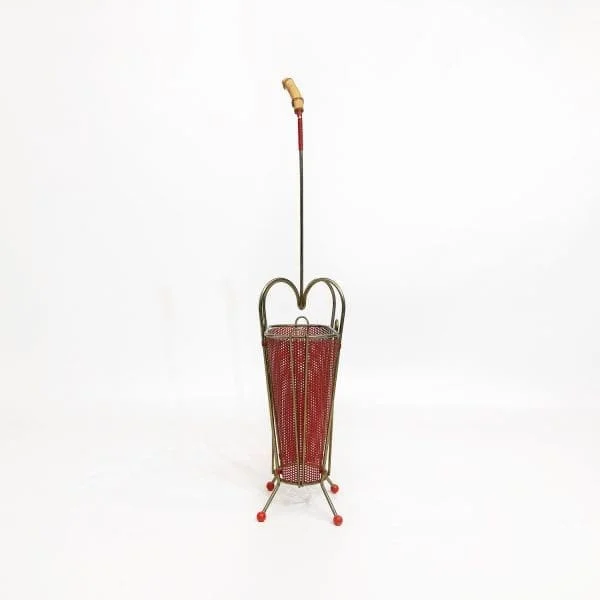 Midcentury French Mathieu Matégot Umbrella Stand Circa 1950s - Image 4